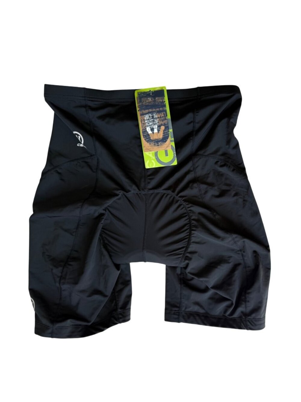 Canari New Men’s XXL Black Bike Shorts Velo Gel Pad 2XL Compression Style 1040